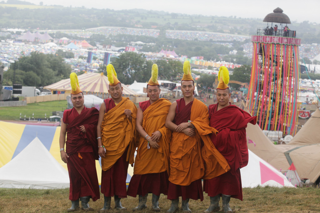 Monks at Glastonbury