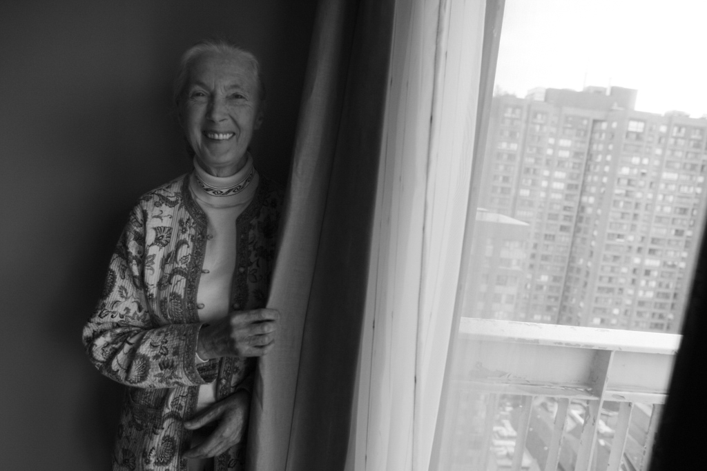 Activist Jane Goodall poses for a photograph