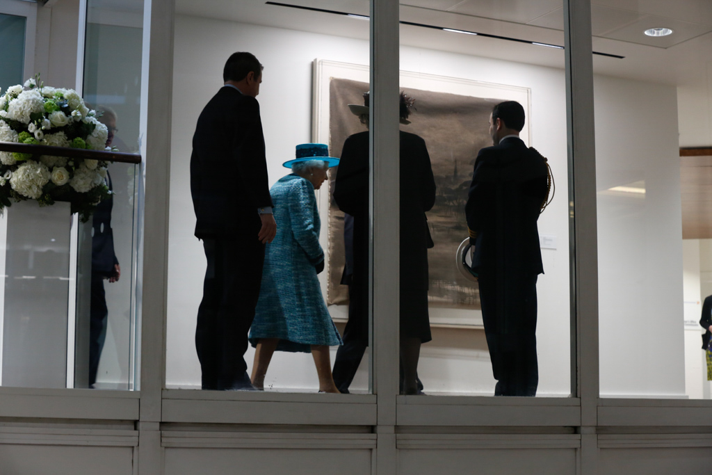 Queen of England in London, England Canada house