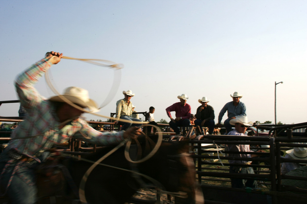 Amateur rodeo in Saskatchewan, Canada
