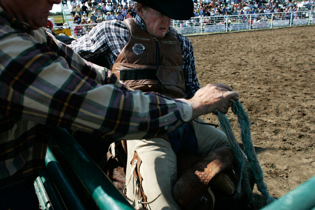 Amateur rodeo in Saskatchewan, Canada