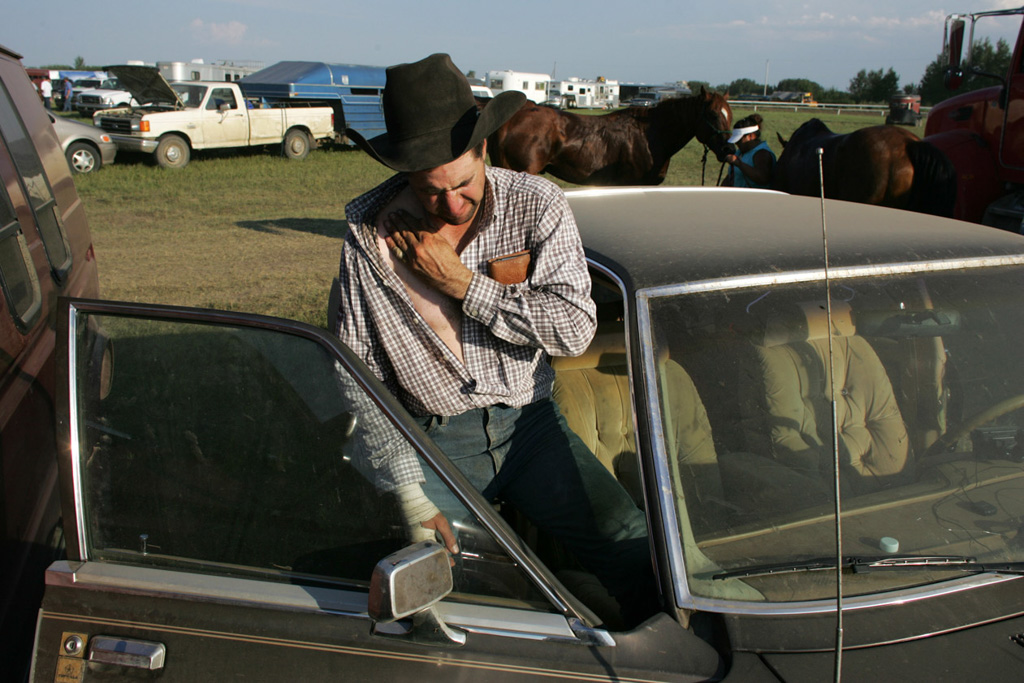 Amateur rodeo in Saskatchewan, Canada
