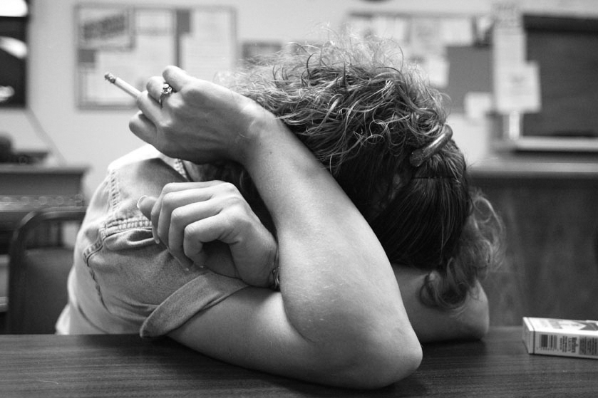 Laura Hill works three jobs t